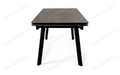 Стол Татами-3C 140 черный, керамика Armani Grey