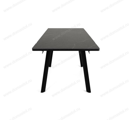 Стол Татами-2C 120 черный, керамика Black Marble