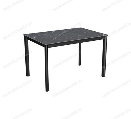 Стол Римини-1С 110 черный, керамика Black Marble