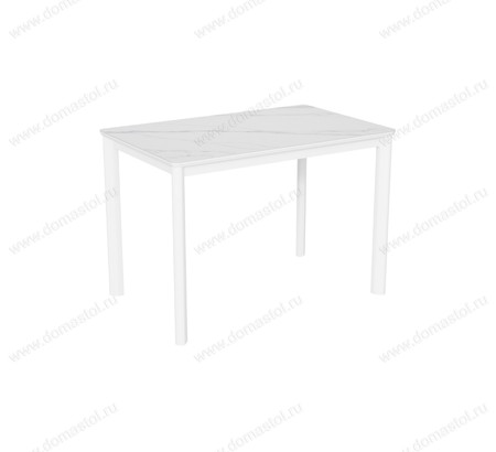 Стол Римини-1С 110 белый, керамика White Marble