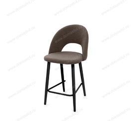 Полубарный стул Капри-4 (h600) капучино Т173, каркас 1R38 черный
